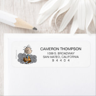 Pigpen Walking Cloud Return Address Label