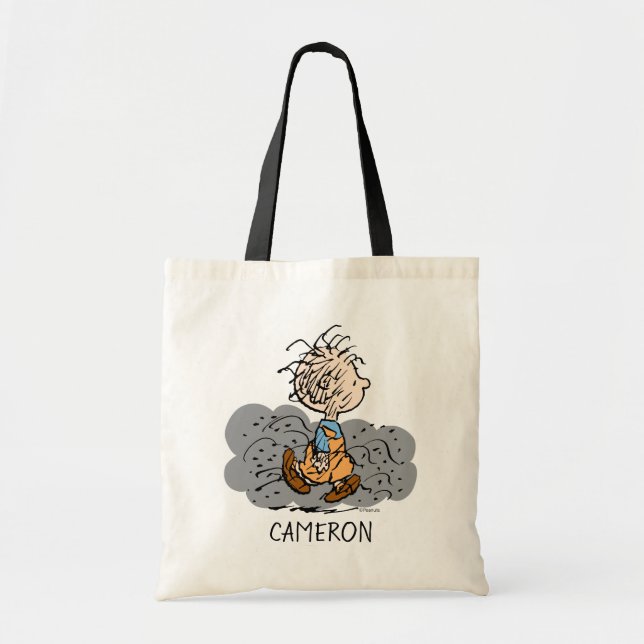 Pigpen Walking Cloud Tote Bag (Front)
