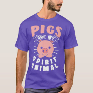 Pigs Are My Spirit Animal Premium T-Shirt