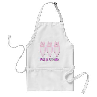 Pigs at Attention Standard Apron