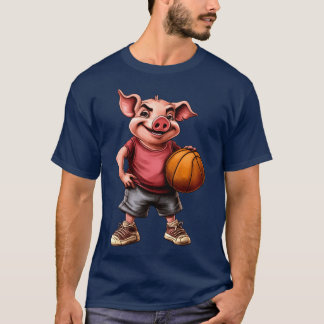 Pigs Basketball Player / Basketball Pig T-Shirt