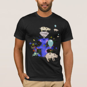 pigs escape, exploding world T-Shirt