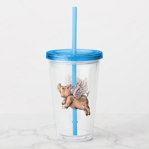 Pigs Fly Acrylic Tumbler