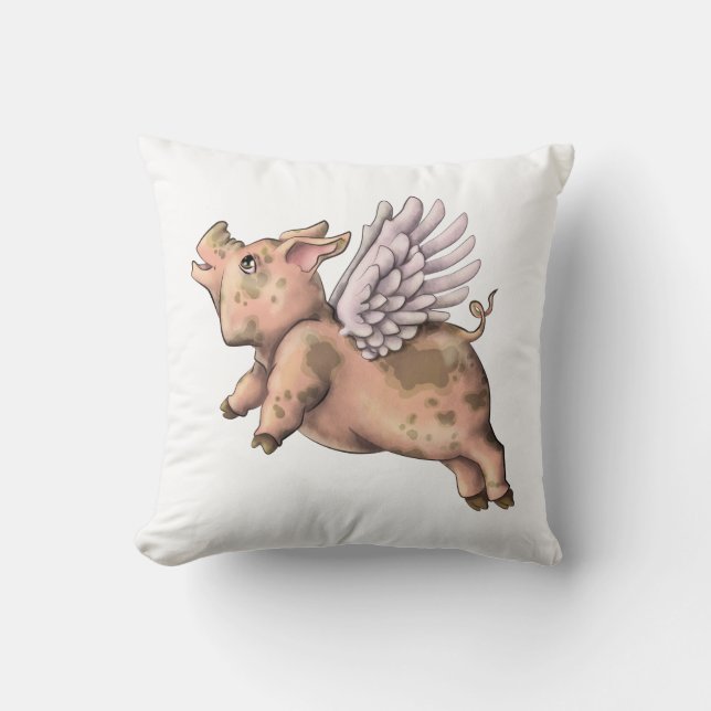Pigs Fly Cushion (Front)
