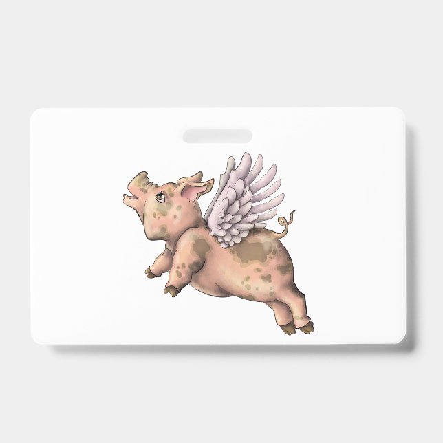 Pigs Fly ID Badge (Front)