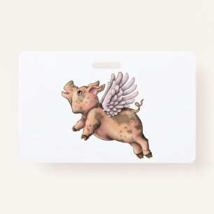Pigs Fly ID Badge