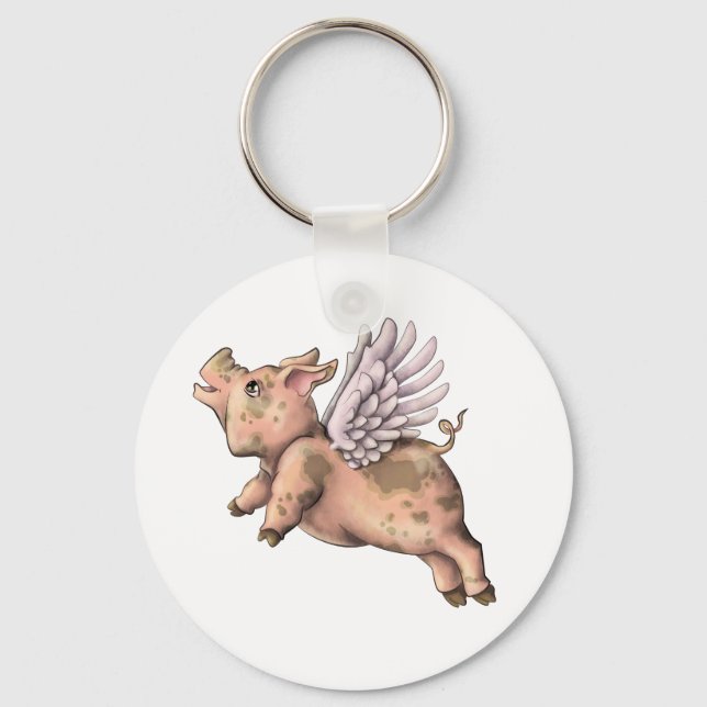 Pigs Fly Key Ring (Front)