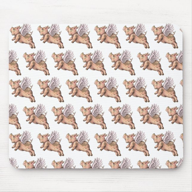 Pigs Fly Mouse Pad (Front)