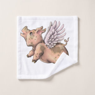 Pigs Fly Wash Cloth