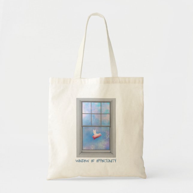 Pigs Fly-Window of Opportunity Tote Bag (Front)