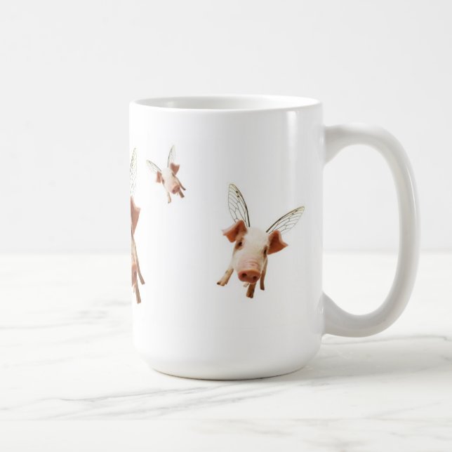 Pigs Flying - Believe Coffee Mug (Right)