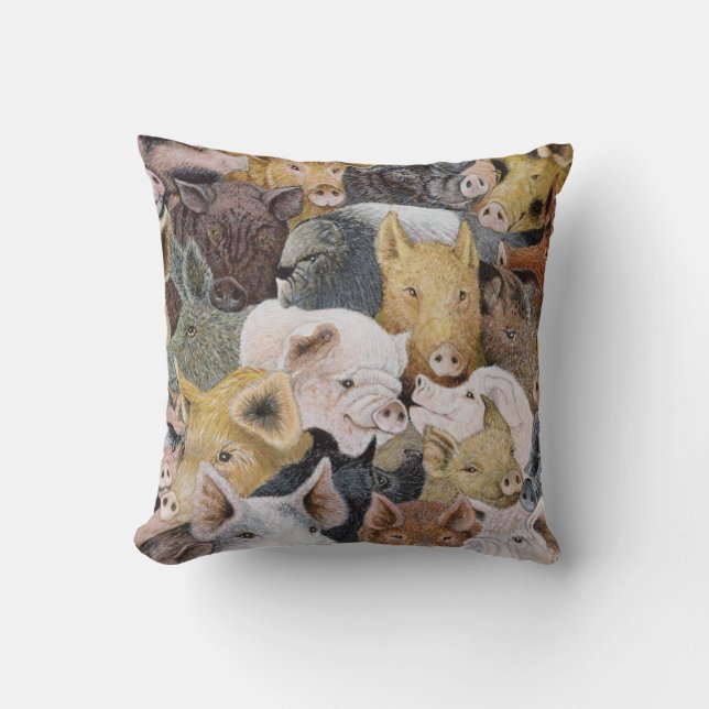 Pigs Galore Cushion (Front)