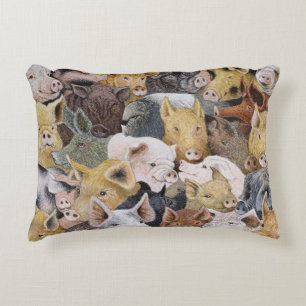 Pigs Galore Decorative Cushion