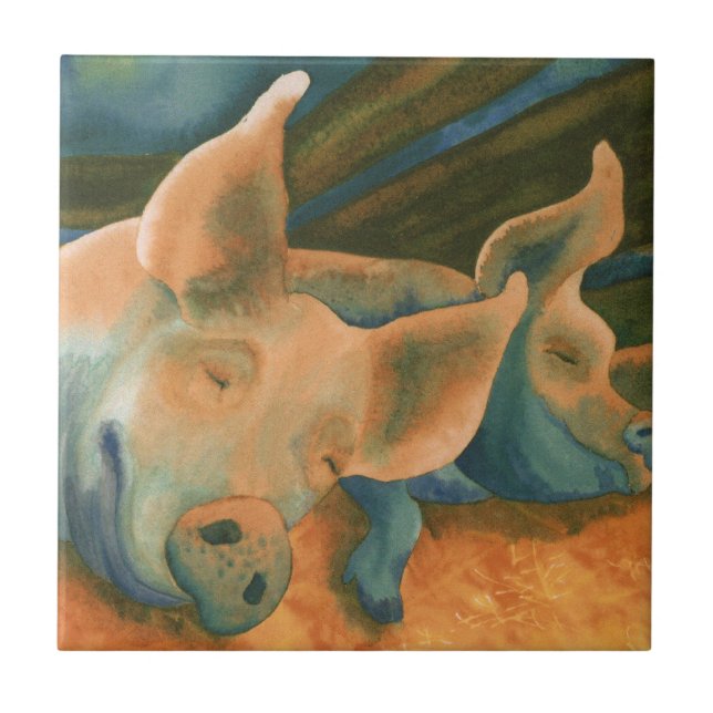 Pigs, Hogs Tile (Front)