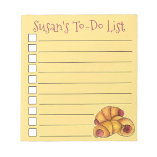 Pigs in a Blanket Crescent Roll Hot Dog Junk Food Notepad