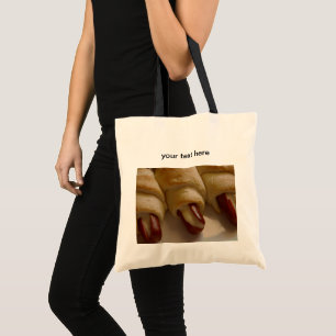 Pigs in a blanket with cheese funny tote bag