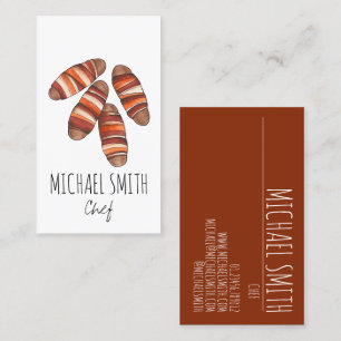 Pigs in Blankets Bacon Sausage UK British Food Business Card