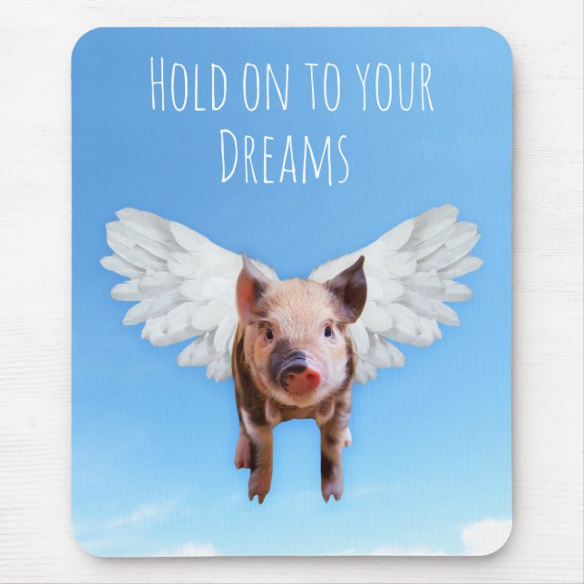 Pigs Might Fly Mouse Pad (Front)