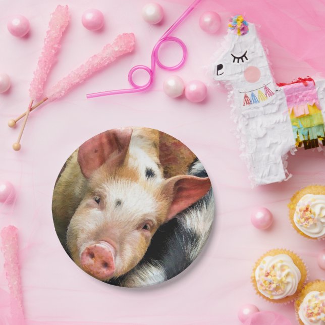 PIGS PAPER PLATE (Party)