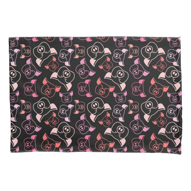 Pigs Pattern Pillowcase (Front)