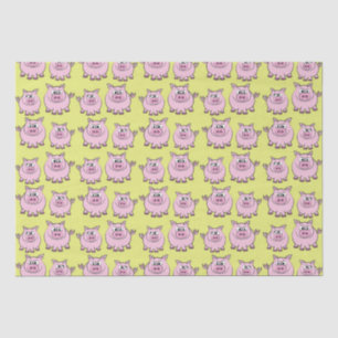 Pigs tissue paper