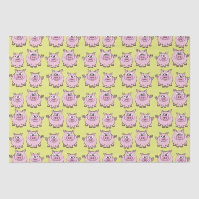 Pigs  tissue paper (Front)