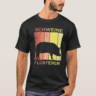 Pigs Whisperer Vintage Funny Farmers Pig Premium T-Shirt
