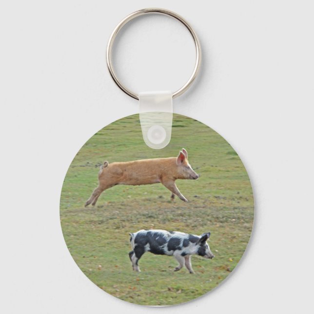 Pigs-will-fly keychain (Front)