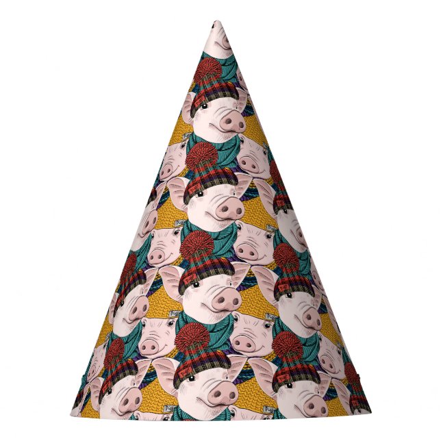 Pigs With Hats Pattern (Front)