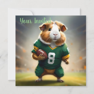 Pigskin Prodigy: The Guinea Pig Quarterback, Invitation