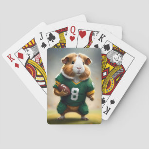 Pigskin Prodigy: The Guinea Pig Quarterback, Playing Cards