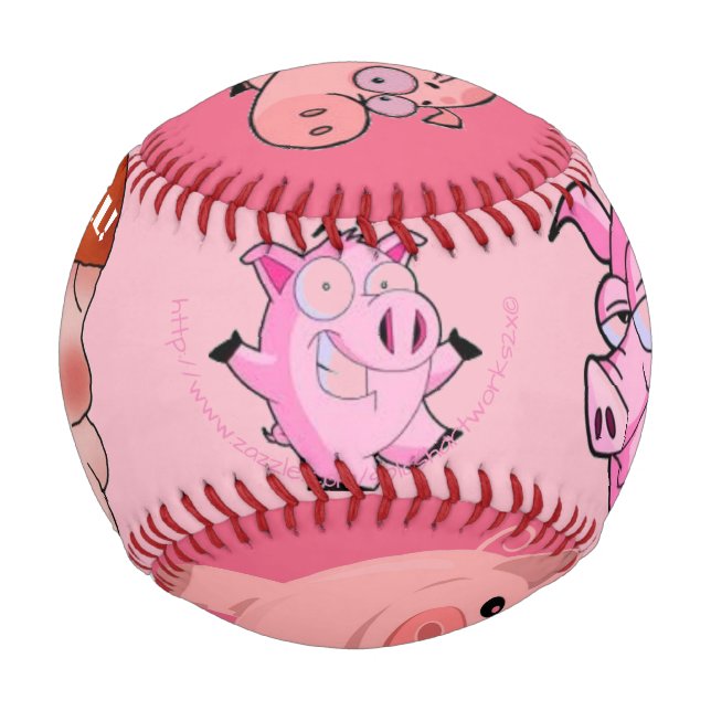 "Pigskins" Baseball (Front)