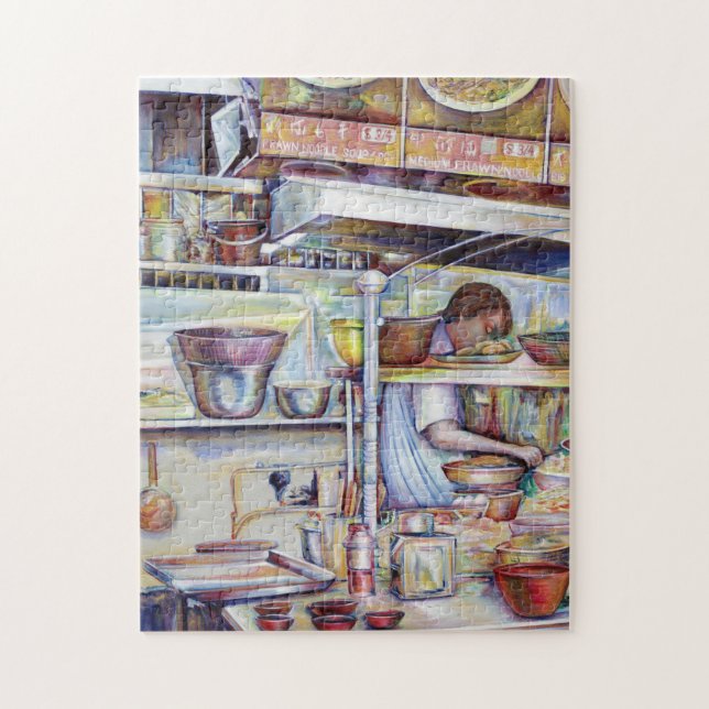 Pigtail Soup, Singapore Jigsaw Puzzle (Vertical)