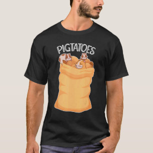 Pigtatoes Graphic Guinea Pig Owner Pet Cavy Animal T-Shirt
