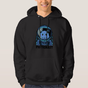 Pigtronaut Graphic Guinea Pig Owner Pet Cavy Anima Hoodie