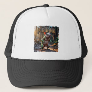 Piguana Photographic – Pig Iguana Scary Animal Trucker Hat