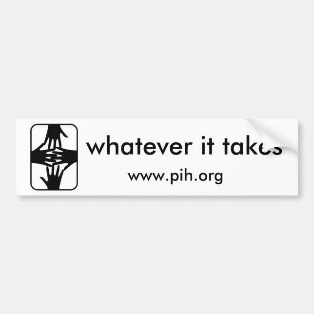 PIH Bumper Sticker (Front)