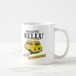 Piinattu Rellu - sananmuunnos huumoria - muki Coffee Mug