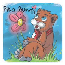 Pika bunny Stickers