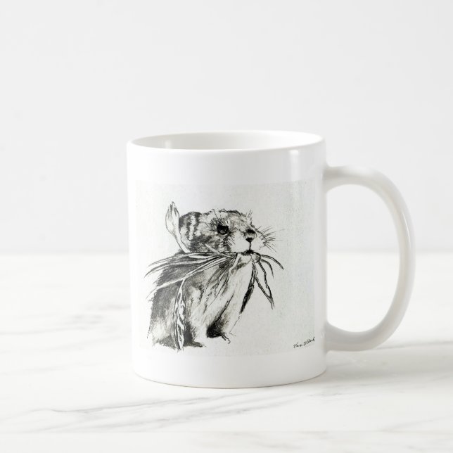 Pika Grazing Coffee Mug (Right)