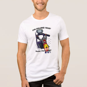 Pikachu I Choose... This?! Funny Gym Fail Cartoon Tri-Blend Shirt