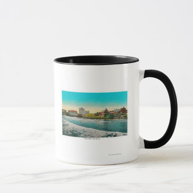 Pike Front and Long Beach, California Mug (Right)