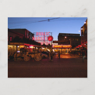 Pike Market Seattle, USA Postcard