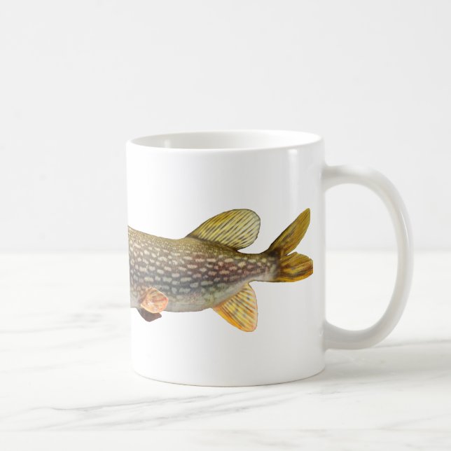 Pike Muski fishing Coffee Mug (Right)