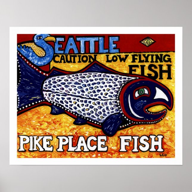 Pike Place Fish Poster (Front)