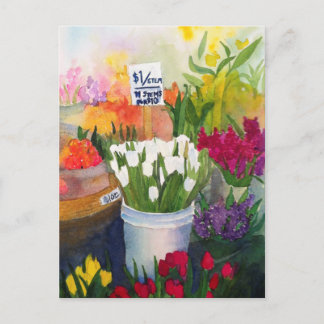 Pike Place Market Freshness Postcard