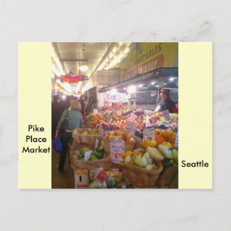 Pike Place Market Postcard