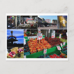 Pike Place Market, Seattle Postcard