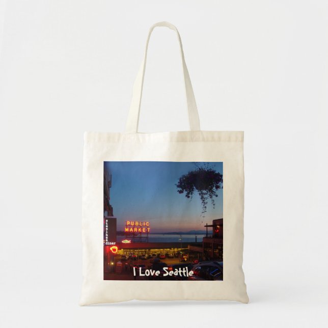 Pike Place Market Tote Bag (Front)