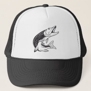 Pike Trucker Hat - Pike fishing Hats - Pike Fisher